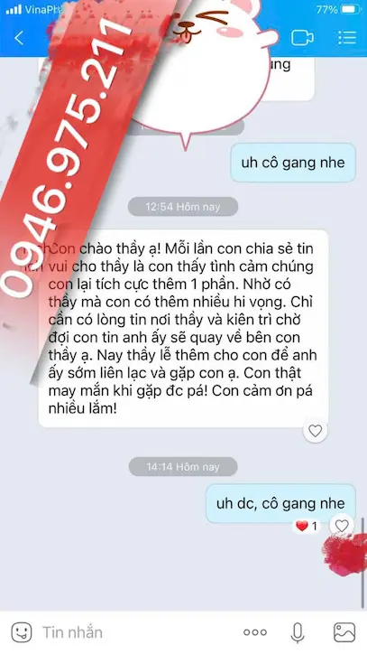 Câu thần chú thu hút người yêu cũ